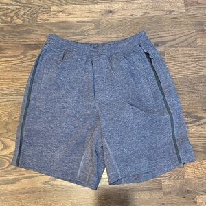 Men’s Lululemon Dark Heather Grey Pace Breaker Lined Shorts | Size L